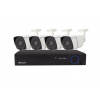 Kamerový set Securia Pro NVR4CHV8-W IP, 8Mpx, 4 kamery, PoE NVR, biela