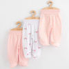 Dojčenské polodupačky New Baby Classic II 3ks girl 74 (6-9m)