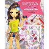 Móda je úžasná vyfarbovanie a nálepky 9788084447324 Foni book