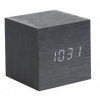 Designový LED budík - hodiny 5655BK Karlsson 8cm