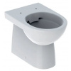 Geberit Selnova WC misa Rimfree, Univerzálny odpad, 530x355mm, Biele, oblé GEB 500.393.01.1