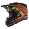 Prilba SUPERTECH S-M10 CARBON META2, ALPINESTARS (čierna/žltá/oranžová lesklá, veľ. S)