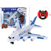 LEAN TOYS RC Lietadlo Aerobus, diaľkové ovládanie, svetlá, zvuky - biela