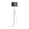 RENDL R12489 GARDETTE stojanová lampa, dekoratívne čierna hliník