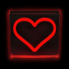 2Kids Toys LED NEON LIGHT lampička Srdce červené 2D98121