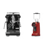 Profitec PRO 400, black + Eureka Helios 75, ferrari red