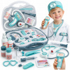 Lekárska súprava v kufríku pre deti, malý doktor, hračka so zvukom