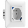 IMMAX NEO SMART chytrá vnitřní zásuvka s kolíkem (typ E)/ 16A/ 1x USB/ 1x USB-C/ PD 20W/ Zigbee/ LIDL/ TUYA 07800L