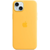 Apple iPhone 15 Plus Silicone Case with MagSafe - Sunshine MWNF3ZM/A