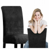 Poťah na stoličku TELATTI čierny, velúrový, univerzálny
