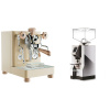Lelit Bianca PL162T V3, gold + Eureka Mignon Turbo, CR chrome