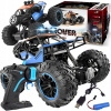Diaľkovo ovládaný automobil TradeBaazar Rover Off-Road modrý