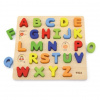 Viga Detské vkladacie puzzle Viga Abeceda