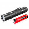 LED Baterka Klarus XT2CR Pro - USB nabíjateľný + 1x Li-ion akumulátor Klarus IMR 18650 3100mAh 3,6V Farba tela: Čierna