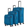 Cestovné kufre set 3ks Travelite CHIOS S, M, L 80040-22 184 L petrolejová