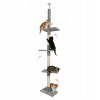 Škrabadlo pre mačky Happet CT13 sivé, 220-285 cm