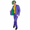 PÁRTY OBLEK FIALOVÝ JOKER PÁNSKY HALLOWEENSKY OBLEK M