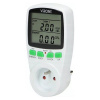 Dvojtarifný elektromer spotreby, Virone max. 3680W, biela, LCD