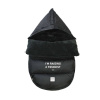 7AM Enfant Zimný fusak PlushPOD Feminist Feminist Black Plush