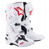 Boty TECH 10 SUPERVENTED, ALPINESTARS, perforované (bílá/červená/černá, vel. 43)