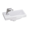Cersanit Como umývadlo 40x22 cm obdĺžnik umývadlo na nábytok biela K32-001-BOX