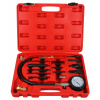 Súprava na testovanie kompresie naftových motorov MECHANIC ENGINE TESTER 23, 0-70bar, 23ks