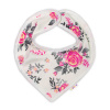Baby Nellys Bavlnený šátek na krk New Roses - smotanový 50 (0-1mm)