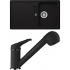 Set Schock S22-2 (dřez Formhaus D-100 Onyx + baterie Cosmo.120 Onyx)