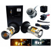 Smerovky + denné LED 2v1 P21W BA15S 1156 DRL 24LED MOCNÁ BIELA
