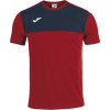 Joma Pánske tričko WINNTER T-SHIRT RED-DARK NAVY S/S Veľkosť: M