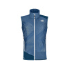 Ortovox pánská softshellová vesta Col Becchei Vest M | farba: Mountain blue, veľkosť: M