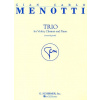 Trio Score and Parts for Violin, Clarinet a Piano - Gian Carlo Menotti
