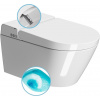 GSI WCLEAN závesné WC Swirlflush s integrovaným elektronickým bidetom, biela ExtraGlaze 7418K11