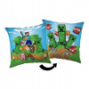 Jerry Fabrics Vankúš Minecraft Creeper rush 40x40 cm