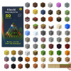 Magnetické kocky Minecraft pre deti – sada 50 dielikov (B033)