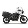 SHAD Kompletná sada bočných čiernych hliníkových kufrov SHAD TERRA BLACK, 36/47 l litrov, vrátane montážnej sady SHAD TRIUMPH Tiger 800