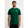 Tričko The North Face Simple Dome pánske, zelená farba, s potlačou, NF0A87NG1KI1 L