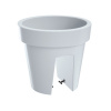 PROSPERPLAST Kvetináč LOFLY RAILING bielý 24,5cm