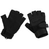 MFH Tactical rukavice bez prstov 1/2 čierne - XXL