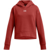 Under Armour Rival Fleece Crop Hoodie Girls Orange 7-8 rokov