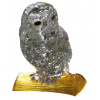 HCM Kinzel 3D Crystal puzzle Sova šedá 42 ks