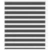 vidaXL Zebra roleta čierna 120x150 cm šírka látky 115,9cm polyester 4014239