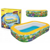 Obdĺžnikový nafukovací bazén Bestway 262 x 175 cm + Sprievodca zdravým životom MASTERSPORTS (Disney Mickey Mouse nafukovací bazén pre deti BESTWAY Garden 262 x 175 cm)
