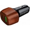 Nabíječka Energizer Ultimate - USB-C a USB-A nabíječka do auta 38W PD + QC3.0 (vlašský ořech)