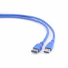 Kabel USB AA 1,8m USB 3.0 predlžovací, modrý