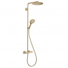 Hansgrohe Raindance Select S sprchový systém s termostatom, brúsený bronz 27633140