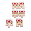BIGJIGS TOYS Bigjigs Rail Nárazníky 6 ks