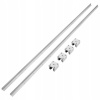 SucceBuy Lineárna lišta 1800x90x36,3MM s 4 posuvníkmi pre 3D tlačiareň Frézka