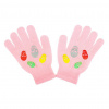 Detské zimné rukavičky New Baby Girl svetlo ružové - 122 , Ružová