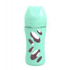TWISTSHAKE Fľaša dojčenská Anti-Colic sklenená 260 ml (cumlík M) pastelovo zelená